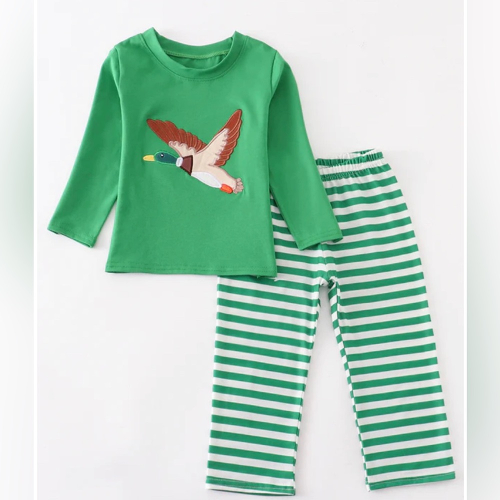 Honey Bean duck appliqué set new